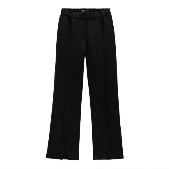 ZARA Structured Slit Pants - Picture 5 of 9